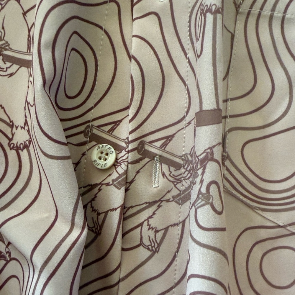 Etro Pink and Black Patterned Dress Shirts - Picture 5 of 7